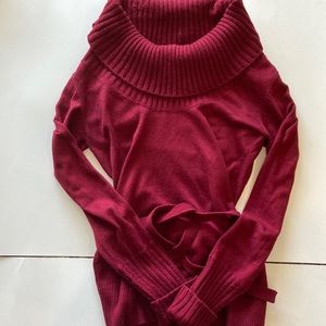 Maroon Hooked Up Sweater
